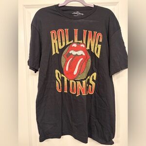 Rolling Stones 1975 Tour Concert T-Shirt Mens Large (2025) Licensed | Orange Red